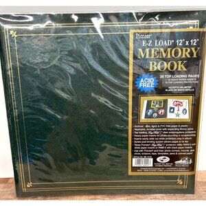 Pioneer E-Z Load 12x12 Memory Book 20 Top-Loading Pages Expandable Spine
